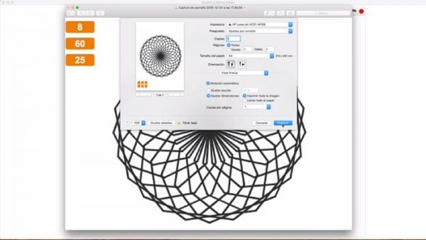 Configurar impresión Mandala en Scratch